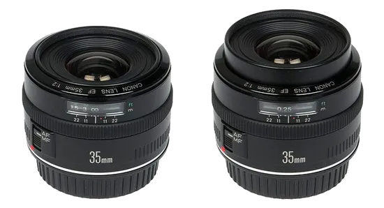 Устранение механических повреждений Canon EF 35 f/2